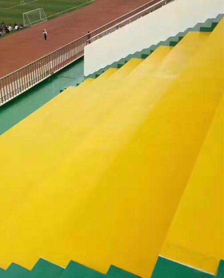锡林浩特球场台阶翻新修补改造